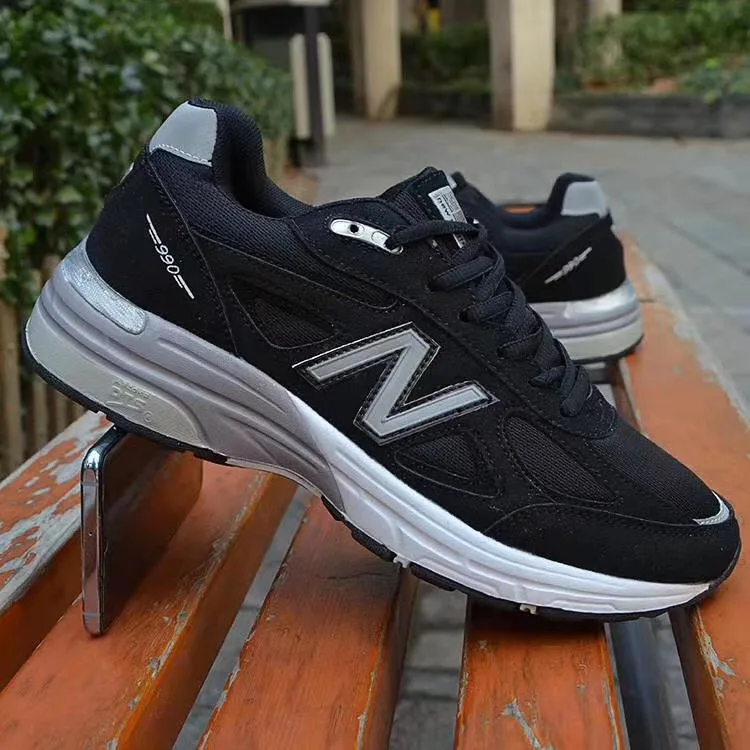 

New N New Balance Men/Women Cross-Country Canvas Shoes Unisex Suede 990 sneakers Soft Jogging Light Outdoor Shoes