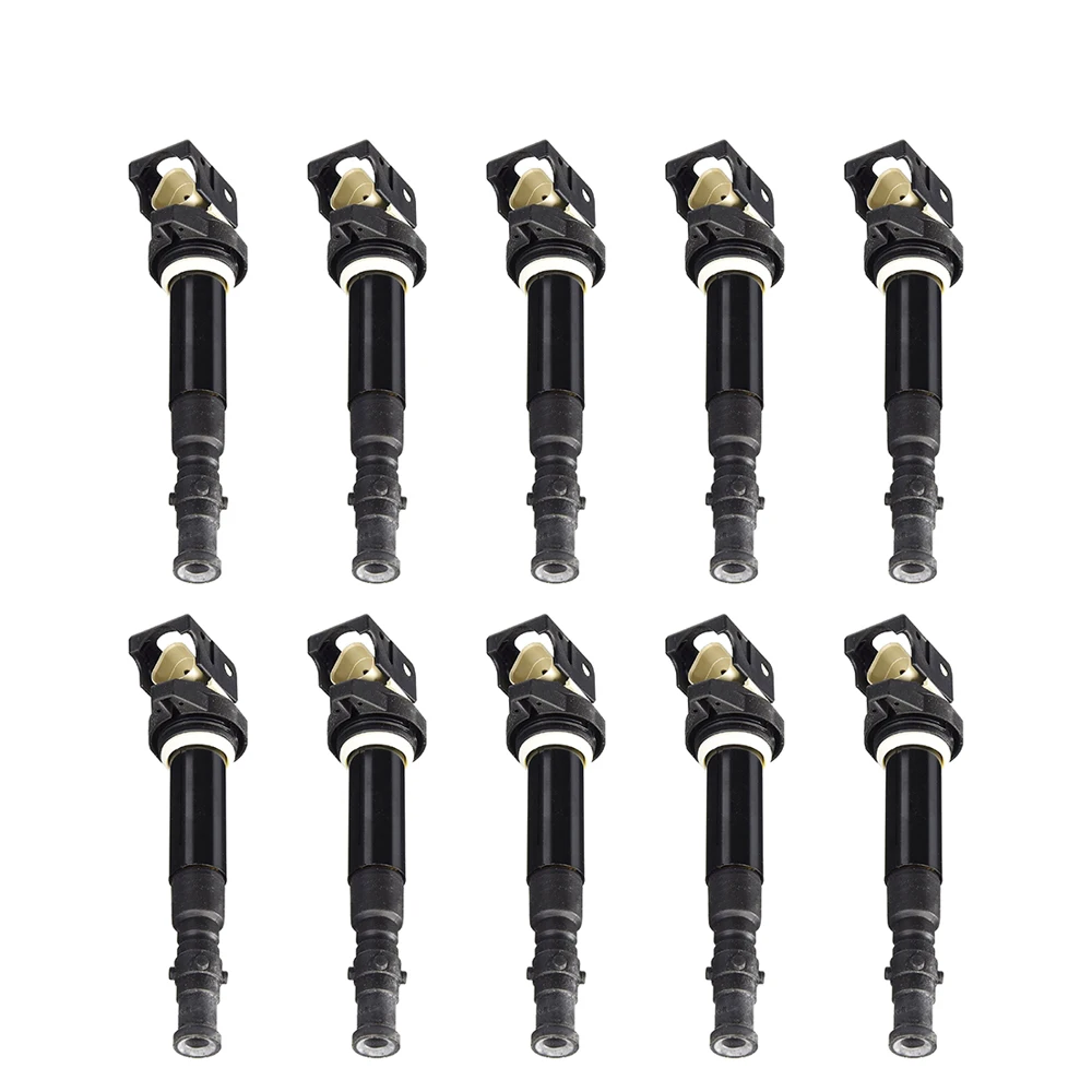 10 Ignition coil coils pack for BMW E60 E61 E63 E64 S85 M5 M6 5.0L V10