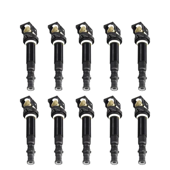 

10 Ignition coil coils pack for BMW E60 E61 E63 E64 S85 M5 M6 5.0L V10 6 series 12137835108 12137841556 2006 2007 2008 2009 2010