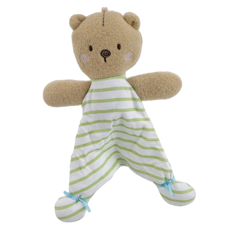 Детские игрушки для 0-12 месяцев медведь успокаивающее полотенце Мягкая кукла для малышей для новорожденных милые Мультяшные животные Детские коляски игрушки