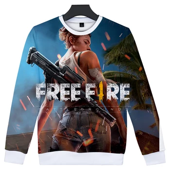

Free Fire Shooting Game 3D Hoodies Fashion Autumn Hoodie Sweatshirt Shooting Game Warm Long Sleeve Sweatshirts Hooded Clothes
