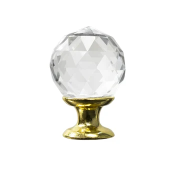 crystal ball Handles for Furniture Cabinet Kitchen Handles Drawer Knobs Desk Drawer Handle Cupboard Pulls