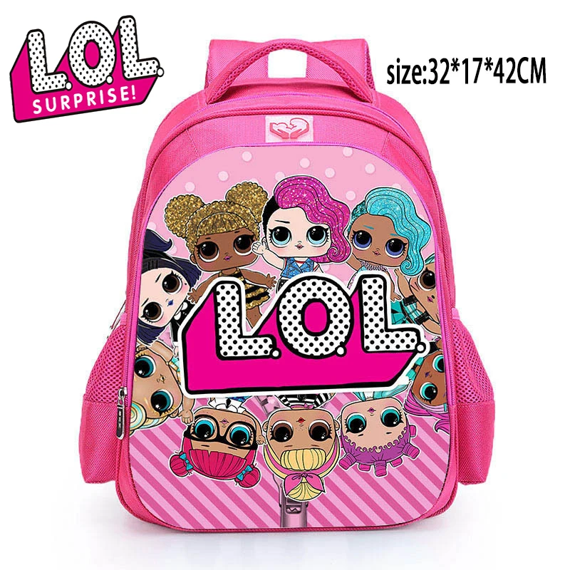 lol doll school bag
