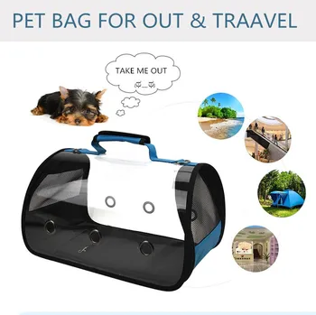 

Portable Cat Bag Pet Cat Carrier Bag Transparent Capsule Breathable Parrot Cat Dog Bird Pet Travel Carrier Handbag Space Capsule
