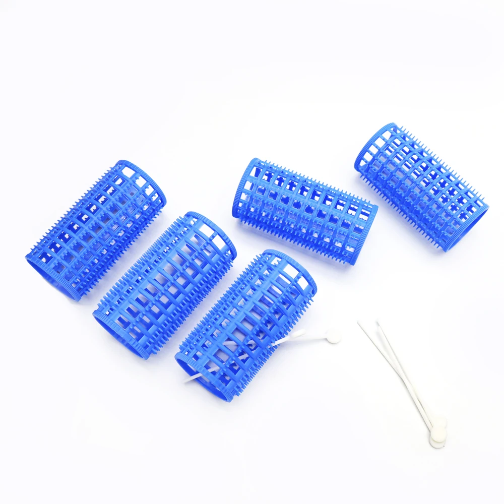 15pcs/set 30mm Hair Rollers with Fixed Pins Teeth Hairdressing Curlers Air Bang Big Size Wavy Fluffy Curl Rods Styling Tool 1579