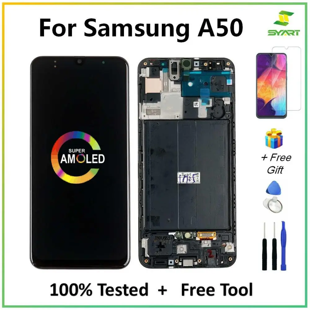 LCD For Samsung Galaxy A50 2019 A505F/DS A505F A505FD A505A LCD Display Touch Screen