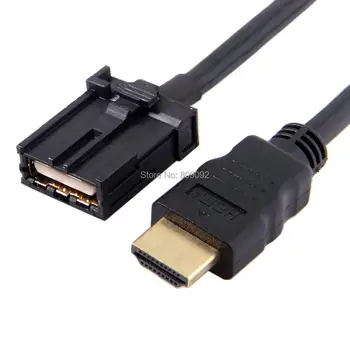 

High Speed HDMI 1.4 Type E Male to Type A Male Video Audio Cable 1.5M Automotive Connection System Connector for Hyundai H1 Car
