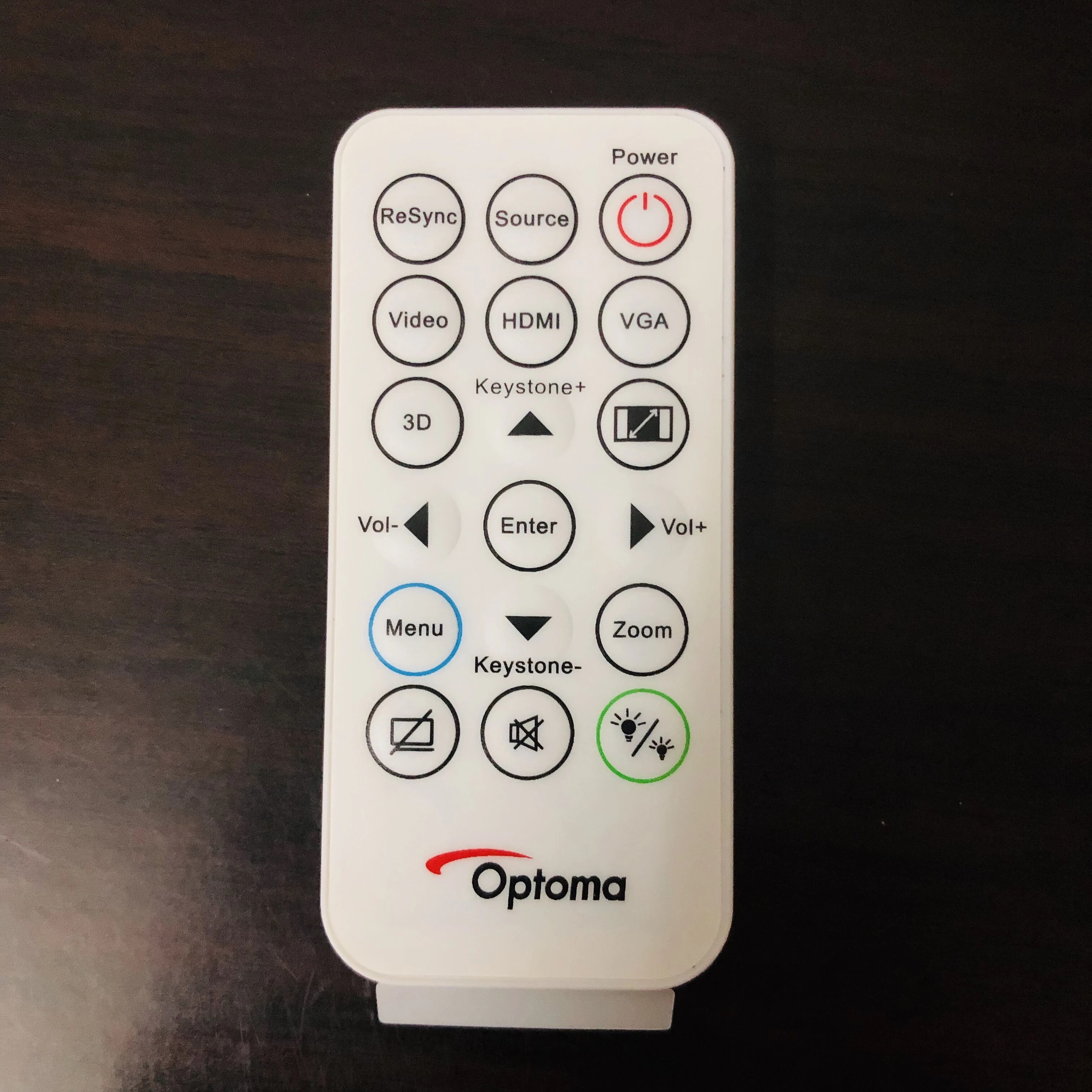 (black Logo)original Optoma Projector Remote Control Ir29033 For