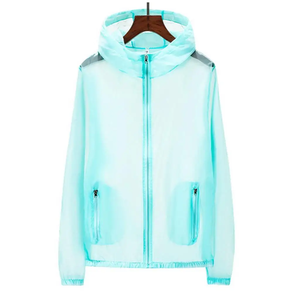 fly fishing clothes Unisex Summer Pockets Zip Hooded Windproof Sun Coat Fishing Jacket