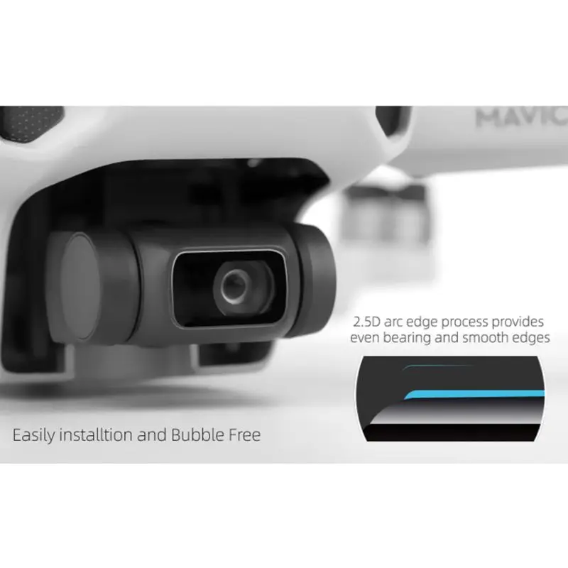 2 шт./компл. объектив Защитная пленка для DJI Mavic мини-Дрон Камера HD закаленное Стекло Анти-Царапины пленка защитное устройство для объектива