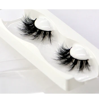 

NEW 25mm 100% handmade natural thick Eye lashes wispy makeup extention tools 3D mink hair volume soft false eyelashes
