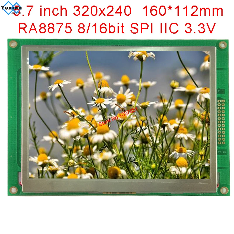 ЖК-дисплей 5 7 дюймов x 240 TFT RA8875 8 16 бит mcu IIC I2C SPI 54pin LT057D | Электроника