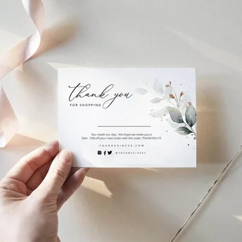 

Personalize Business Thank You Card, Thank You For Your Order Cards Small Business, Online Business Thank You Package