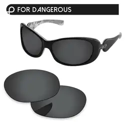 Черный Серый Поляризованные замены Оптические стёкла для опасных Солнцезащитные очки для женщин Рамки 100% UVA и UVB Защита