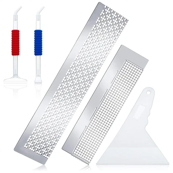 

5Pcs 5D Diamond Painting Tool Ruler with 699 and 400 Blank Grids Painting Fix Tools Drill Pen for Full Partial Drill