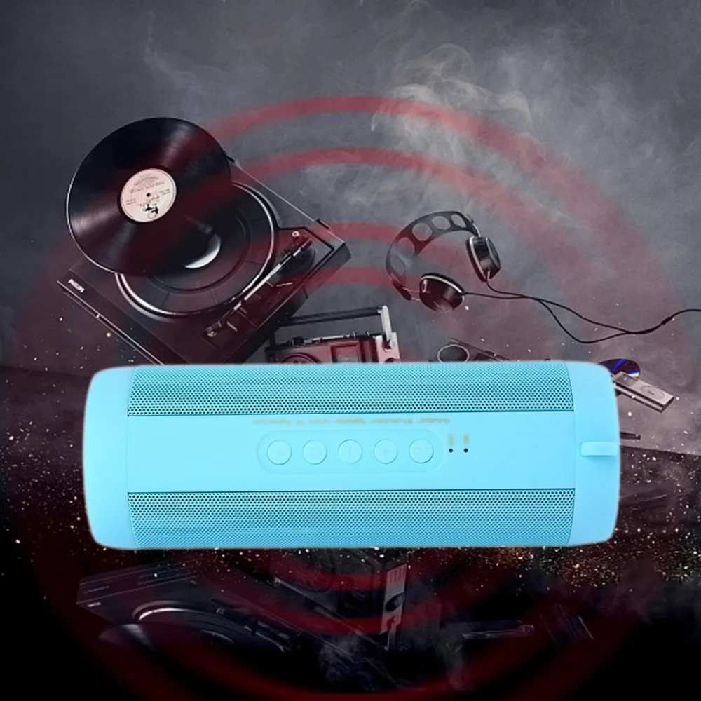 T2 Bluetooth динамик водонепроницаемый портативный мини Открытый Колонка Поддержка TF карты FM стерео Hi-Fi громкий динамик