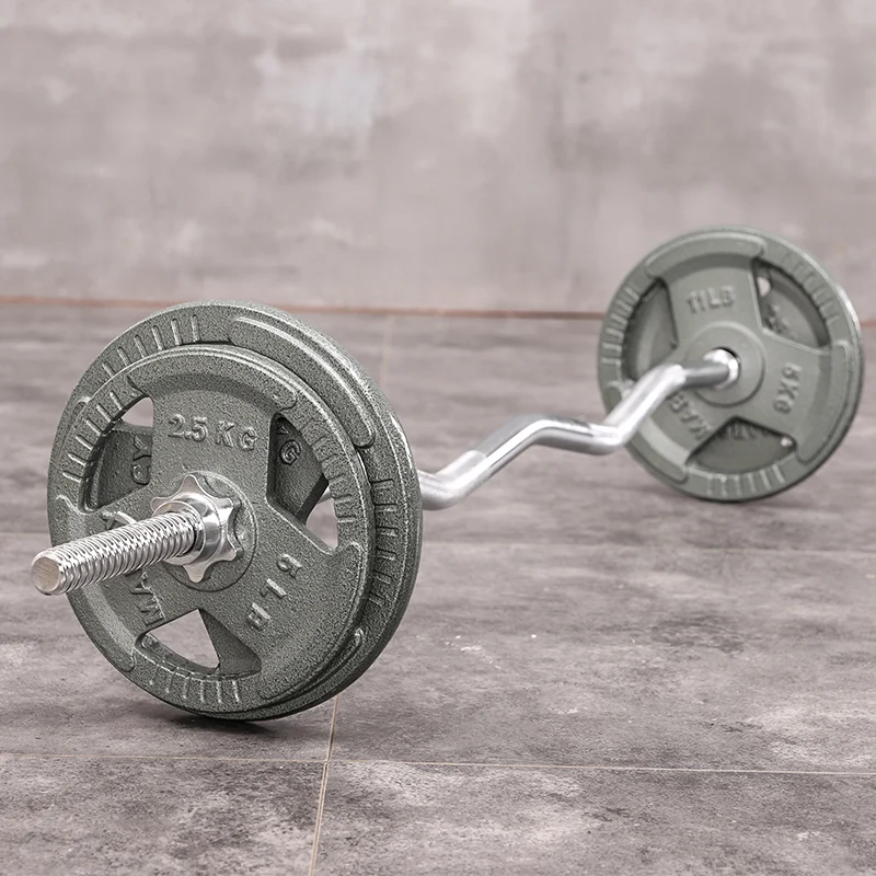 1.2m Gym Home Fitness Straight Curved barbell Pole &Phi; 25 50 mm Solid Standard Barbell Rod Weight Lifting Barbell Dumbbell Bar