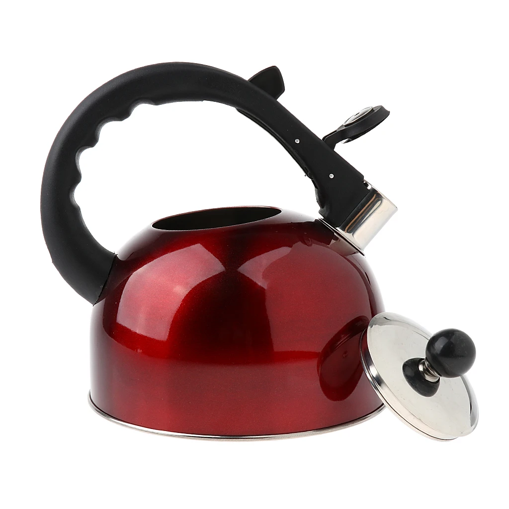 3L Sturdy Whistling Kettle Camping TravelTea Coffee Water Pot for Home Kitchen Camping Travel Accessories