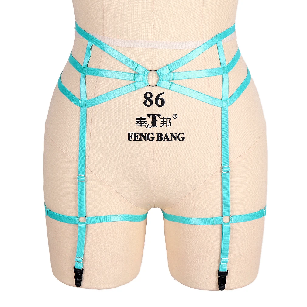 Bondage Adjustable elastic harness garter belt stockings sexy lingerie female tight-fitting belt line belt garter belt