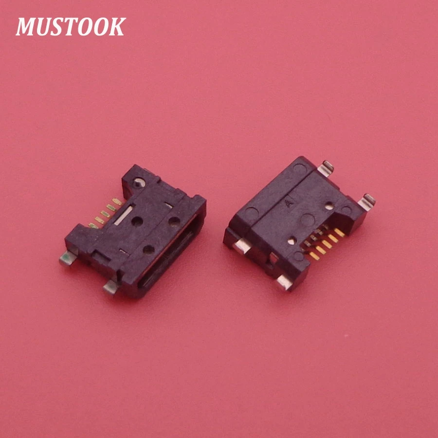 10 шт./лот мини микро USB разъем порт для зарядки док-станция питания 5 pin Женский