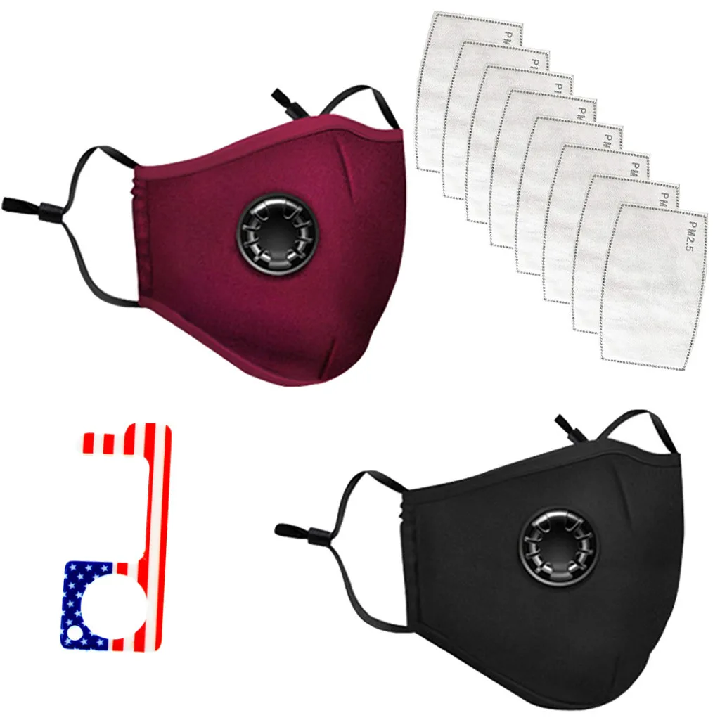 

In store Face Mask Scarf Mascarilla Mascarar Cotton Face Mask Activated Carbon Washable And Reusable Lot Maska Mascarillas#B30