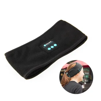 

Winter Knitting Music Headband Headset W/ Mic Wireless Bluetooth Earphone Headphone for Running Yoga Gym Sleep Sports Earpiece