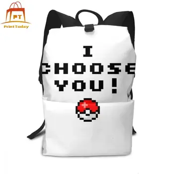 

Pokemon I Choose You Backpack I Choose You Backpacks High quality Pattern Bag School Multi Purpose Man - Woman Trend Teen Bags