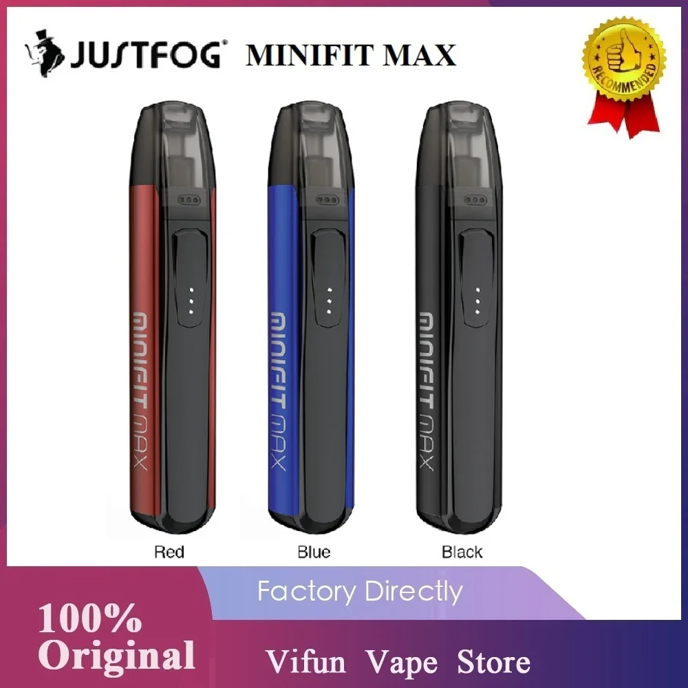 Вейп JUSTFOG Minifit Max электронная сигарета с аккумулятором 650 мАч и испарителем q16 pro 1 5