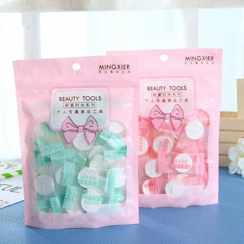 

100 Pc / Bag Ultra-Thin Moisturizing Disposable Compression Face Mask Cotton Facial Sheet Diy Face Skin Care Wrapped Masks Paper