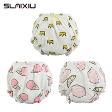 Хлопковые Штаны для новорожденных Детское нижнее белье милые трусики для маленьких девочек нижнее белье для мальчиков и девочек От 0 до 3 лет