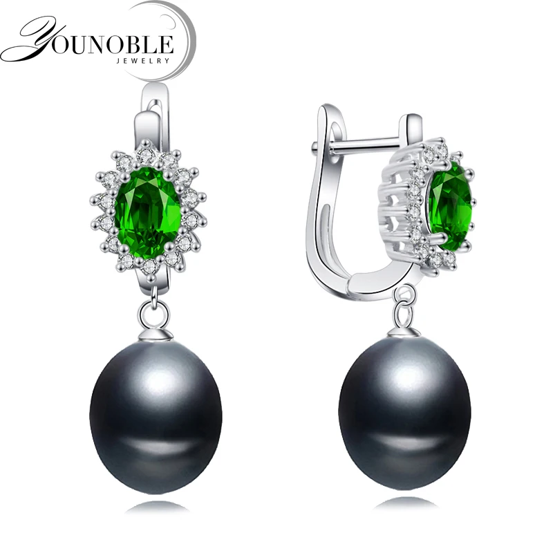 

Genuine Natural Pearl Earring Women,trendy Trinket Bridal 925 Silver Earring Girl Birthda Gift