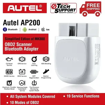 

Wholesale Autel AP200 Bluetooth OBD2 Scanner Code Reader Full System Diagnostic Tool AutoVIN Family DIY Tool PK MaxiCOM MK808