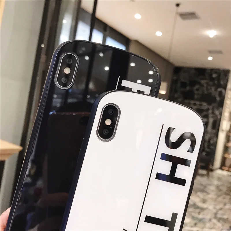 Индивидуальный чехол для телефона из закаленного стекла для iPhone 11/11 Pro/11 Pro Max/XS/8 P, изогнутый защитный чехол для телефона