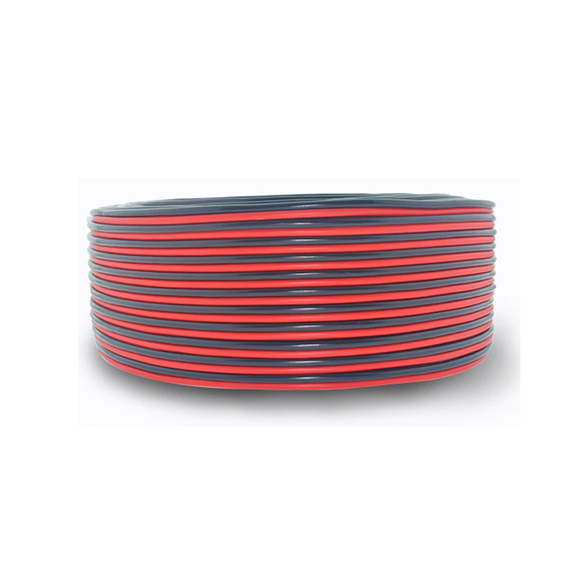 2 контактный Удлинительный шнур 12AWG 14AWG 16AWG 18awg 20AWG черный и красный проводника