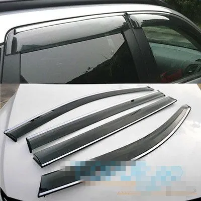 

FOR Mitsubishi OUTLANDER WINDOW RAIN VISOR WIND DEFLECTOR WEATHERSHIELDS DOOR GUARDStool
