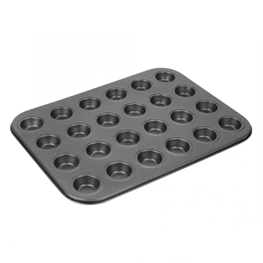 

24 Cups Stainless Steel Non-sticky Cake Muffin Egg Tart Baking Pan Mold Tool
