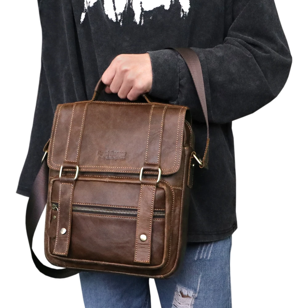 Royal Bagger, супер хит, новая мода, настоящая коровья кожа, сумка на ремне, для путешествий, мужская, деловая, повседневная, мессенджер, ретро, сумки на плечо