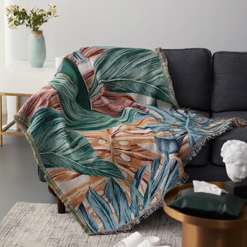 

Nordic Geometry sofa Throw Blanket Simple Carpet Tapestry Sofa Towel Knitted Throw Blanket Bedspread Home Textile home decorate