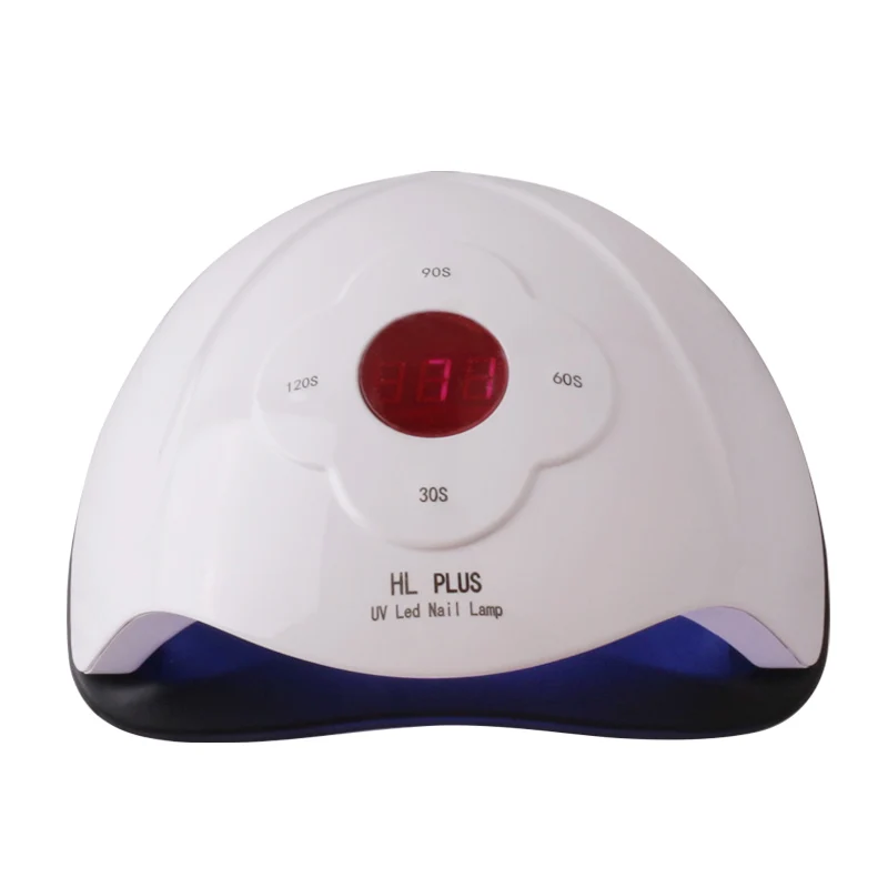 Белый NOQ HL Plus УФ светодиодный светильник для ногтей Max90W Сушилка для ногтей ледяная лампа 45 шариков для маникюрного аппарата сушка гель-лака 4 цвета - Цвет: Белый