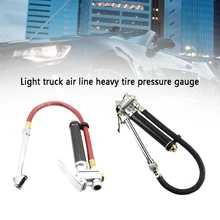 Air Line Car 10-120 PSI измерительный инструмент прочный металлический светильник портативный двойной патрон профессиональный тестер Манометр для шин