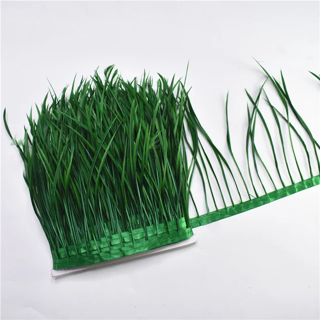 1Meters Pruning Goose Feathers Trims Ribbon Fringe feather trim 6-8