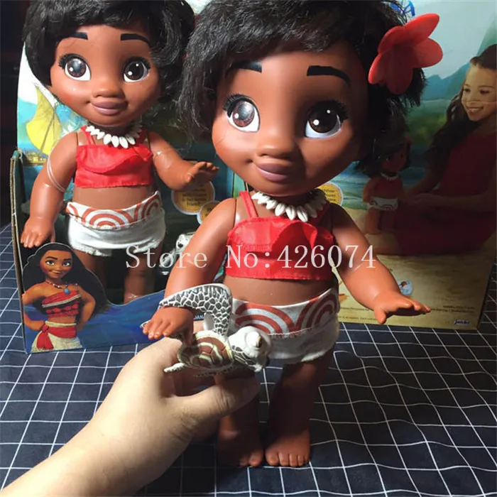 New Fashion Baby Moana Princess Figure Dolls For Girls 35CM Kids Toys Children Christmas Gifts