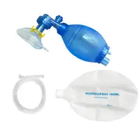 Ambu Manual Latex Free PVC Resuscitator Bag Children Infant With 1600ml Reservoir Oxygen Bags Simple Self-help Rescue Appratatus 1