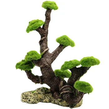 

1Pc Landscape Adornment Bonsai Ornament Simulation Tree Desktop Decoration Aquarium Decor for Garden Home