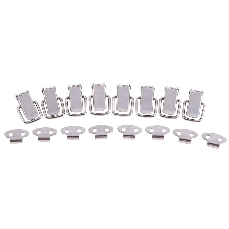 

Toolbox Box Spring Loaded Straight Loop Toggle Catch Latch Hasp 8pcs