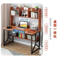 Computer Desktop Desk Bookshelf Combination Household 5