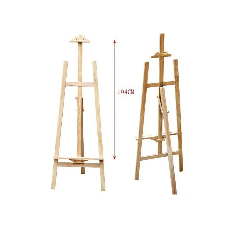 

Yellow Pine Head Easel Fine Art Sketch Wooden Easel Wholesale 145 Cm Fine Art Shelf Advertising Display Stand