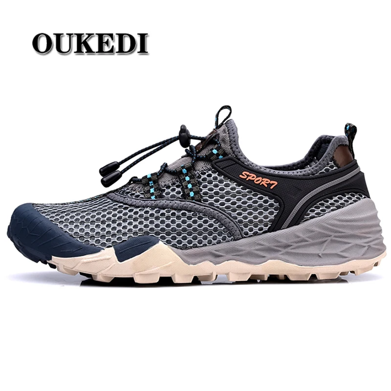 

MVVT Brand Summer Hiking Shoes Breathable Outdoor Sport Shoes Quick-dry Sneakers Men Shoes