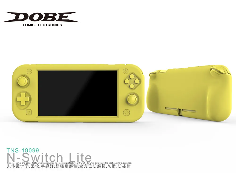 Чехол для nintendo Switch Lite Мягкий силиконовый чехол Защитный силиконовый чехол Чехлы TPU для nintendo Switch Lite Fundas Coque - Цвет: Yellow