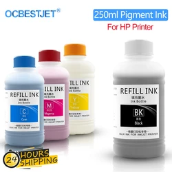 Encre pigmentée étanche, 250ML, pour HP 962 963 964 965, pour Officejet Pro 9010 9012 9013 9014 9015 9016 9018 9019 9020 9022 9025 